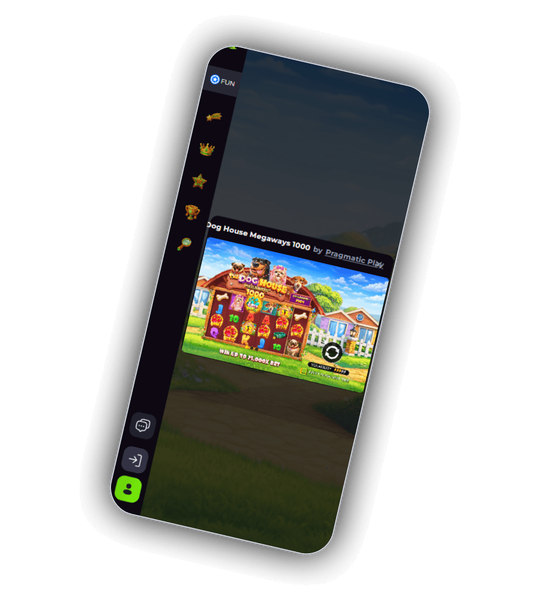 Mobile Ansicht des Kundenkontos von Drakaris Casino mit Support-Chat und Kontodaten