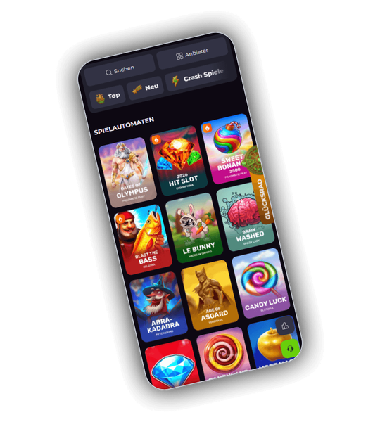 Kachelraster mit Slot-Vorschaubildern und Filterleiste im Spielkatalog von Drakaris Casino